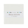 Bella Solids White Bleached Charm Pack