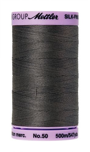 Mettler Silk Finish 50 Dark Charcoal, 500m