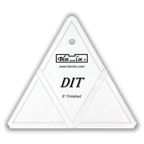 Diamond in a Triangle Ruler Set 6"