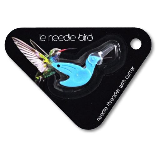 Hummingbird Needle Threader Blue