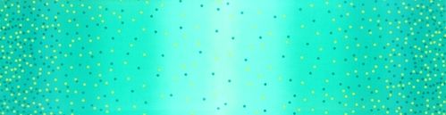 Ombre Confetti Turquoise Metallic