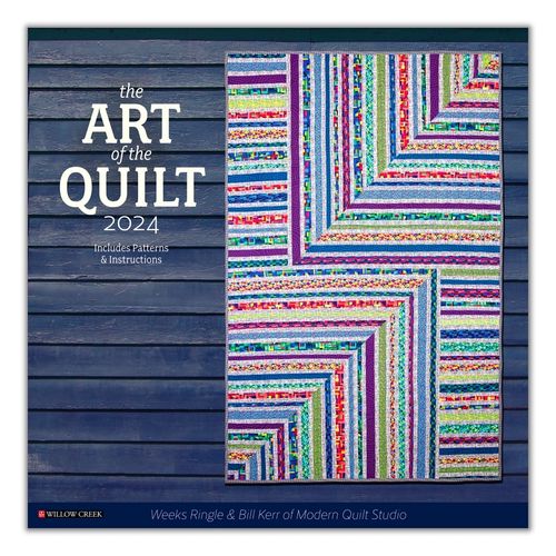 Art of the Quilt Wall Calendar 2024