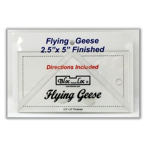 Flying Geese Ruler 2.5" x 5"