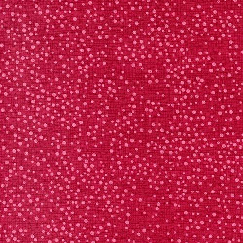 Thatched Dot Texture Cranberry