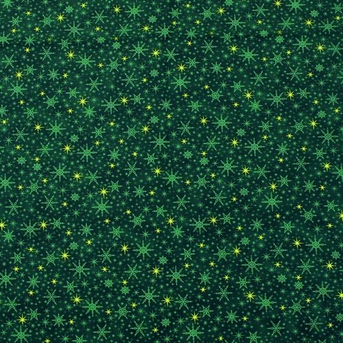 Petit Cristal Stars Green/Gold