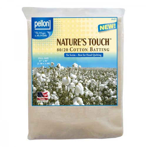 Nature's Touch Cotton Batting 80/20 2,1m x 2,4m