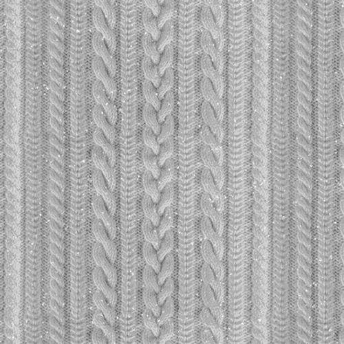 Cable Knit Pewter Silver
