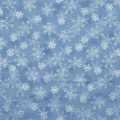 Frosty Snowflake Medium Snowflakes Light Blue/Silver